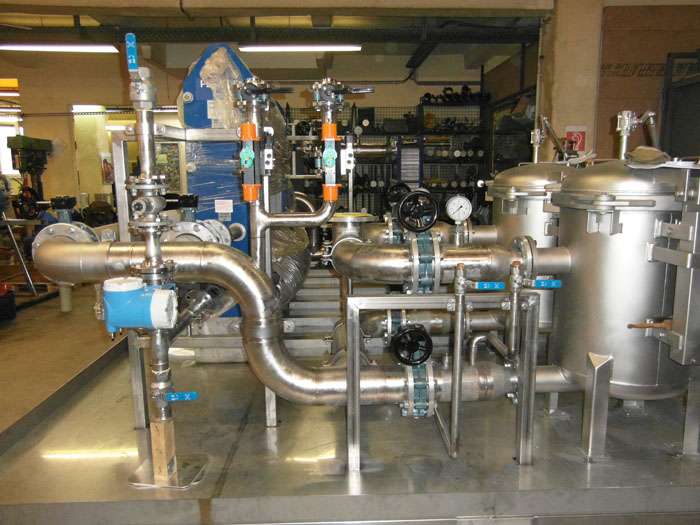 Ultrafiltrationsanlage Seitenansicht